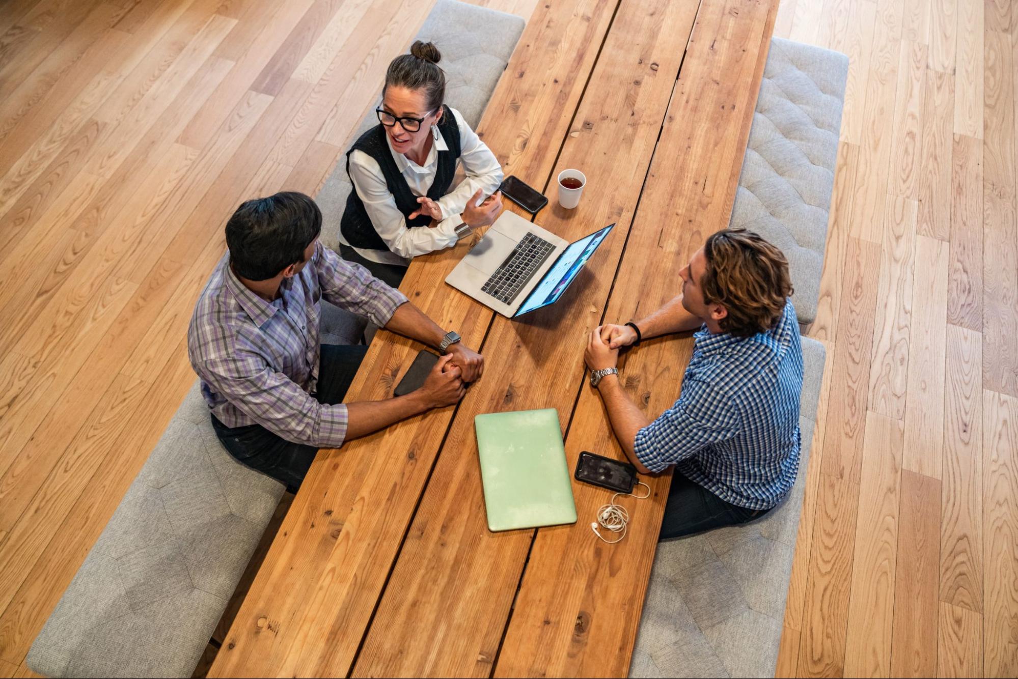 A group at a table